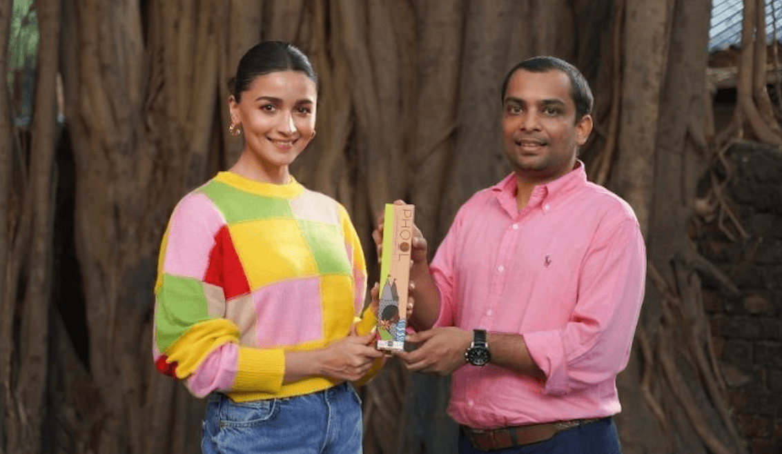 Alia Bhatt Invests in Phool Co | Incense & Vegan Flower Leather D2C Brand